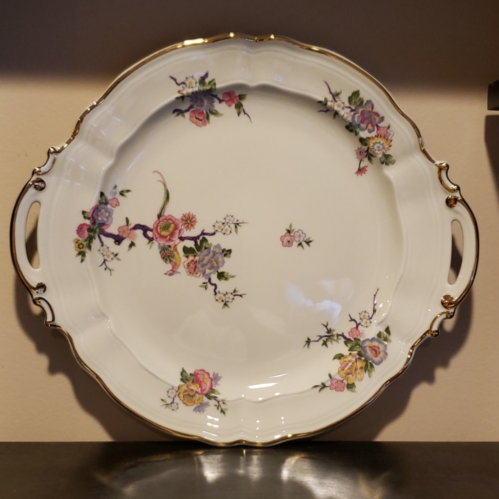 Limoges Bengali Vintage Cake Plate